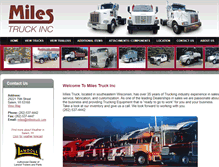 Tablet Screenshot of milestruck.com